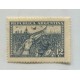 ARGENTINA 1930 GJ 683A ESTAMPILLA AZUL PIZARRA NUEVA CON GOMA TONALIZADA U$ 25